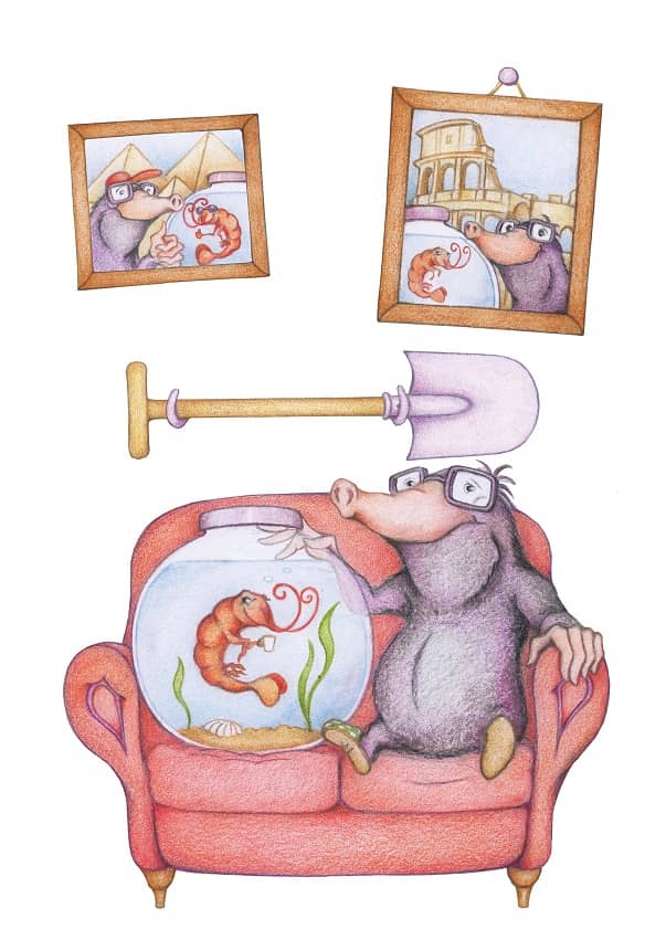 Handgezeichnete Kunst